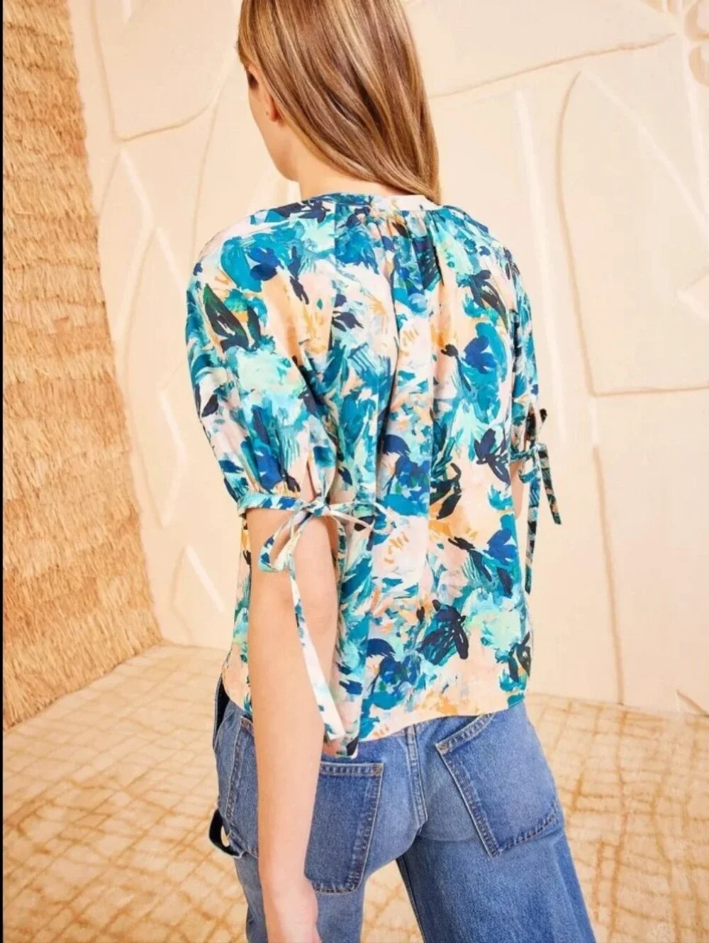 Ulla Johnson Vienne Blouse In Delphinium Size 4- Excellent Condition